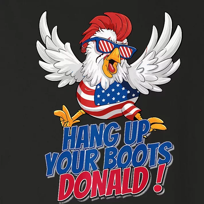 Bye Bye Donald Funny Political Chicken Design Premium Toddler Long Sleeve Shirt