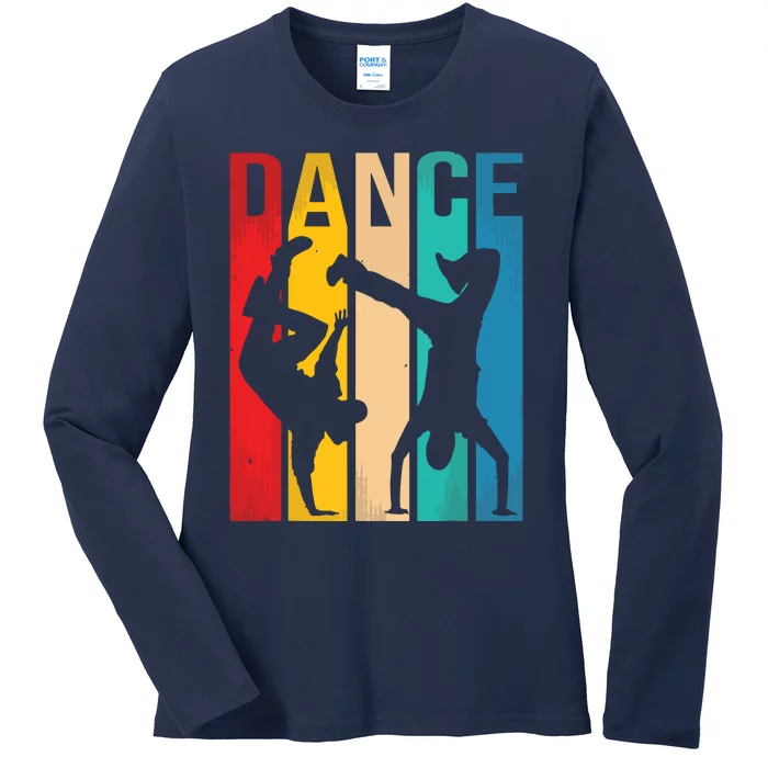 Breakdancing BBoy Dance Breakdance Dancer Gift Ladies Long Sleeve Shirt