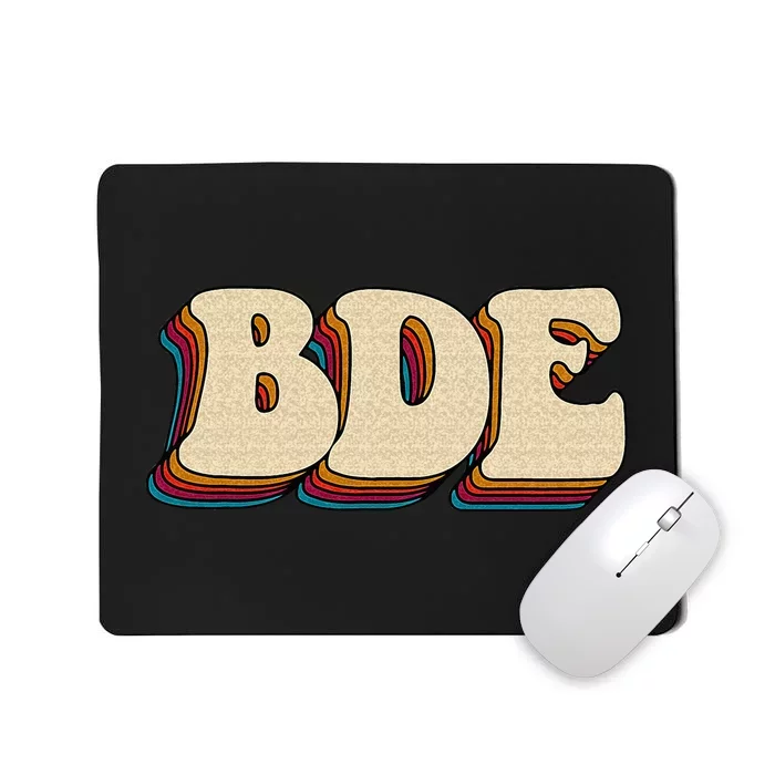 BDE Big Dick Energy Retro Style Mousepad