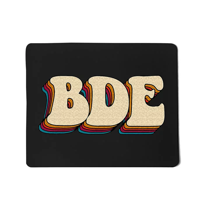 BDE Big Dick Energy Retro Style Mousepad