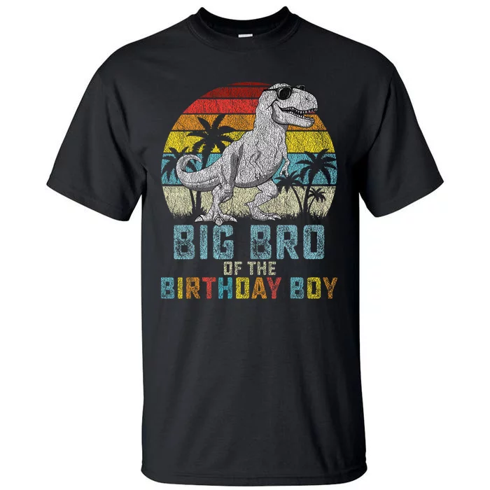 Big Bro Dinosaur Of The Birthday Boy Matching Family Tall T-Shirt