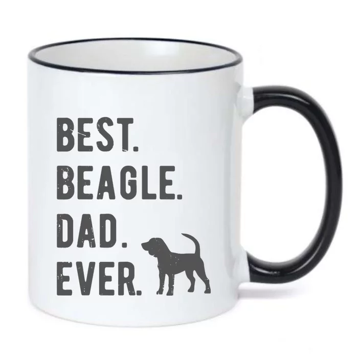 Best Beagle Dad Ever Funny Beagle Dog Lovers Dad Gift Black Color Changing Mug