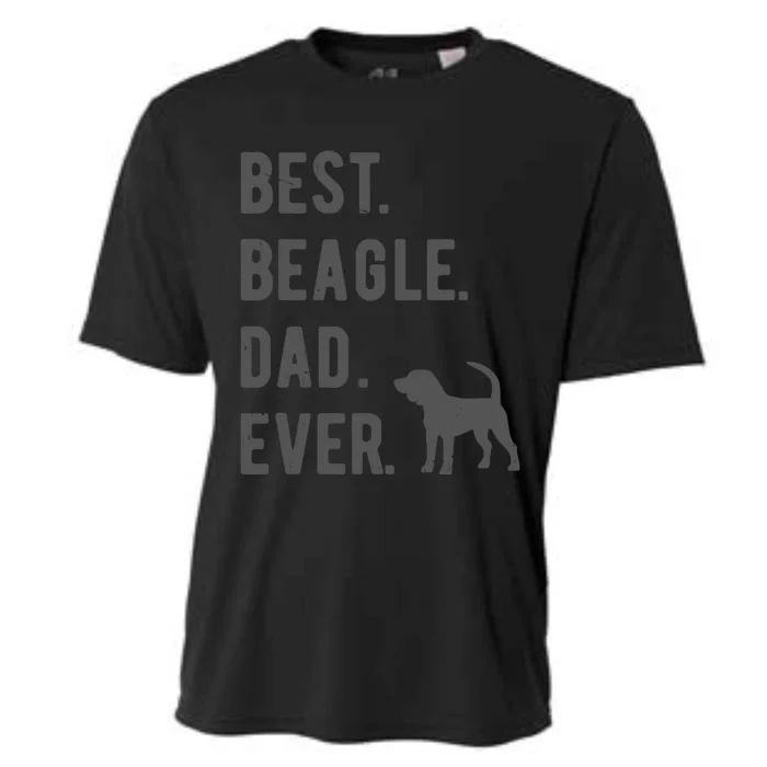 Best Beagle Dad Ever Funny Beagle Dog Lovers Dad Gift Cooling Performance Crew T-Shirt