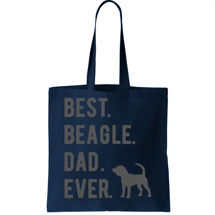 Best Beagle Dad Ever Funny Beagle Dog Lovers Dad Gift Tote Bag