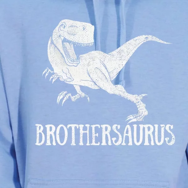 Brothersaurus Brother Dinosaur Fathers Day Unisex Surf Hoodie