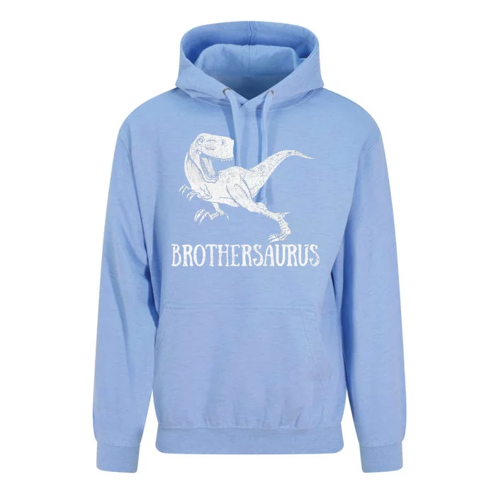 Brothersaurus Brother Dinosaur Fathers Day Unisex Surf Hoodie