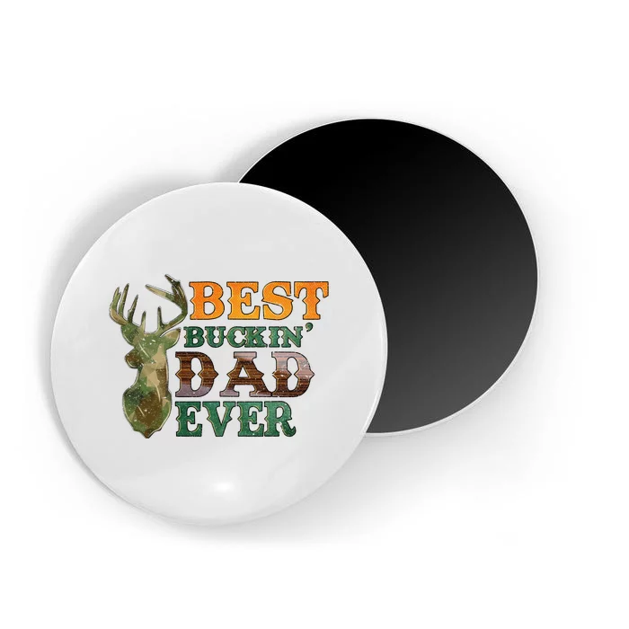 Best Buckin’ Dad Ever Deer Hunting Vintage Magnet