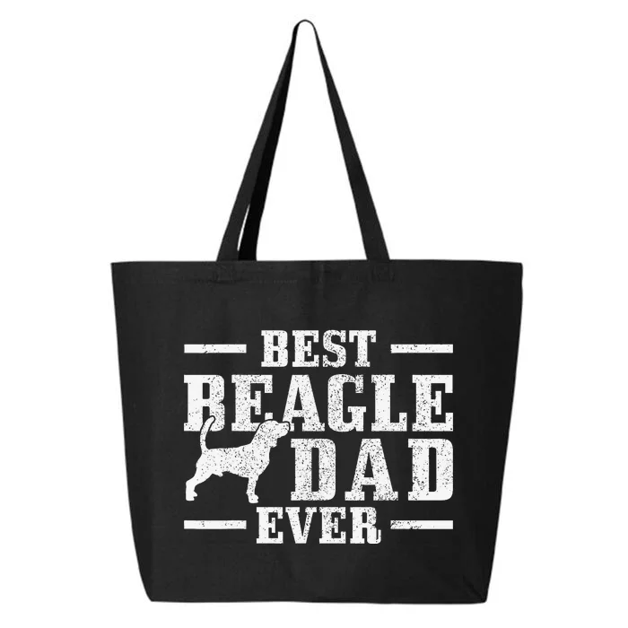 Best Beagle Dad Ever Funny Dog Owner Vintage Beagle 25L Jumbo Tote