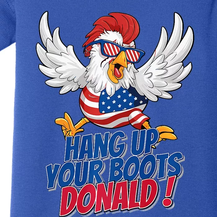 Bye Bye Donald Funny Political Chicken Baby Bodysuit