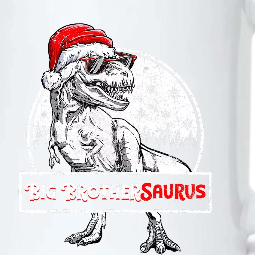 Big Brothersaurus Dinosaur Christmas Pajamas T Rex Black Color Changing Mug