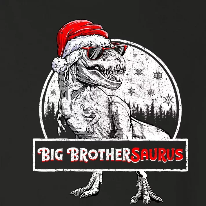 Big Brothersaurus Dinosaur Christmas Pajamas T Rex Toddler Long Sleeve Shirt