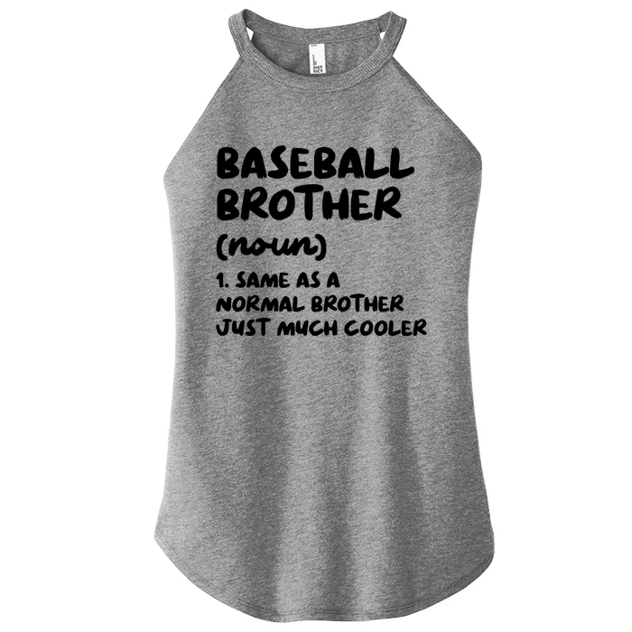 Baseball Brother Definition Funny Gift Women’s Perfect Tri Rocker Tank