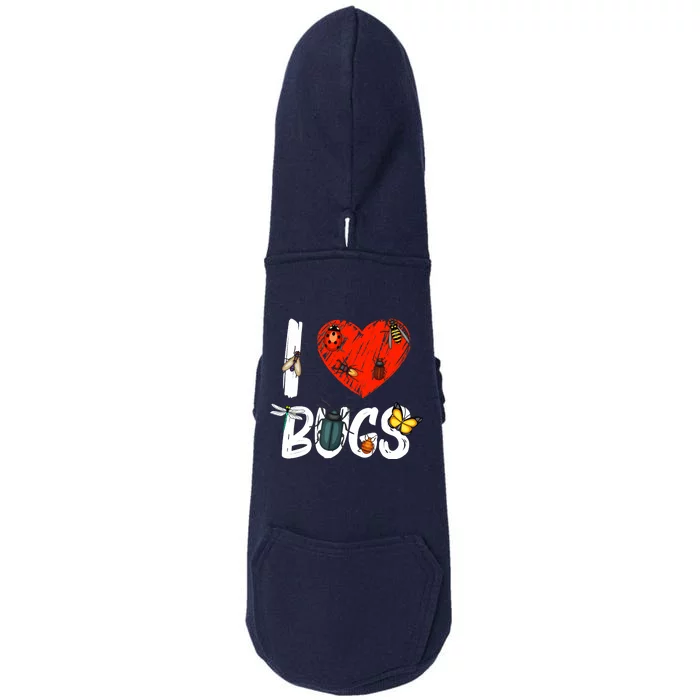 Best Bug Design For Bug Insect Entomology Lovers Doggie 3-End Fleece Hoodie