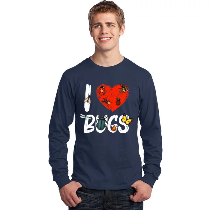 Best Bug Design For Bug Insect Entomology Lovers Tall Long Sleeve T-Shirt