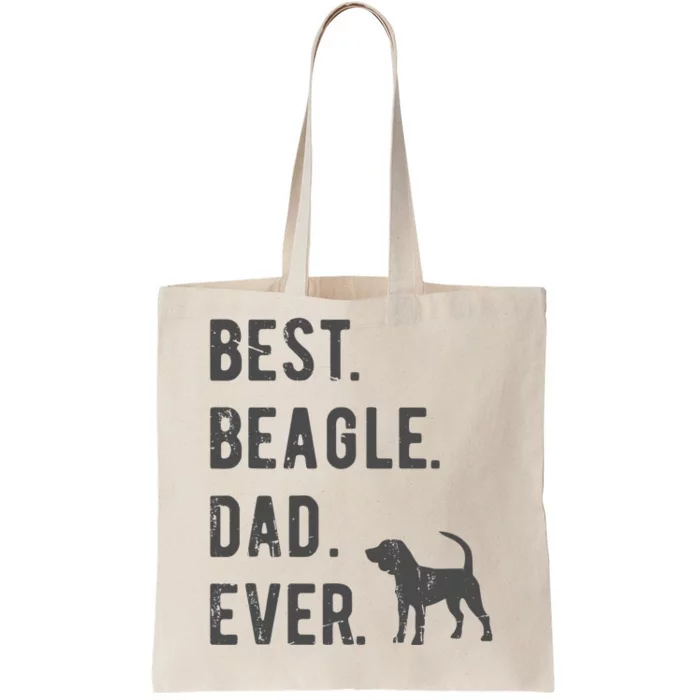 Best Beagle Dad Ever Funny Beagle Dog Lovers Dad Gift Tote Bag