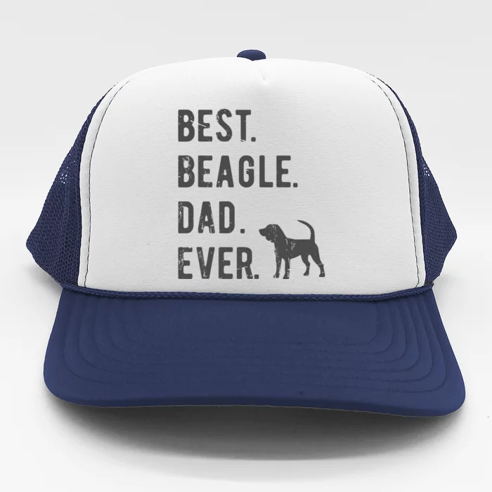 Best Beagle Dad Ever Funny Beagle Dog Lovers Dad Gift Trucker Hat