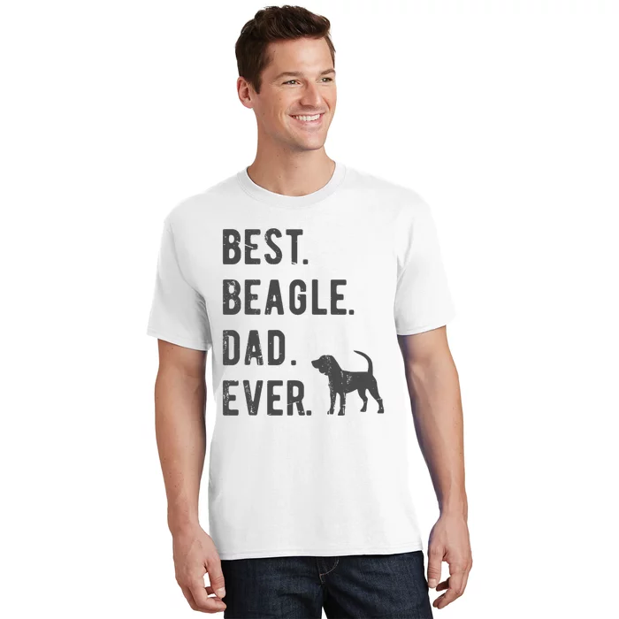 Best Beagle Dad Ever Funny Beagle Dog Lovers Dad Gift T-Shirt