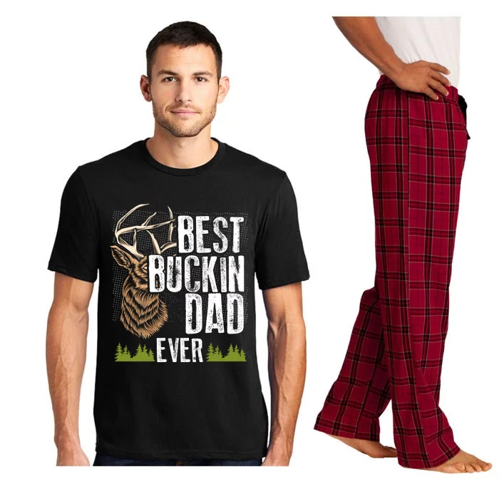 Best Buckin Dad Ever Deer Hunting Bucking Father Gift Pajama Set