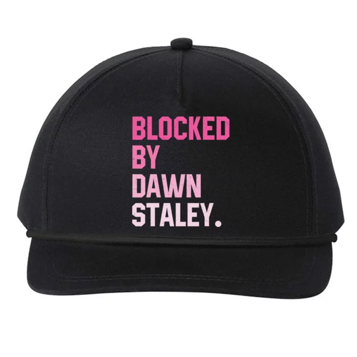 Blocked By Dawn Staley Snapback Five-Panel Rope Hat