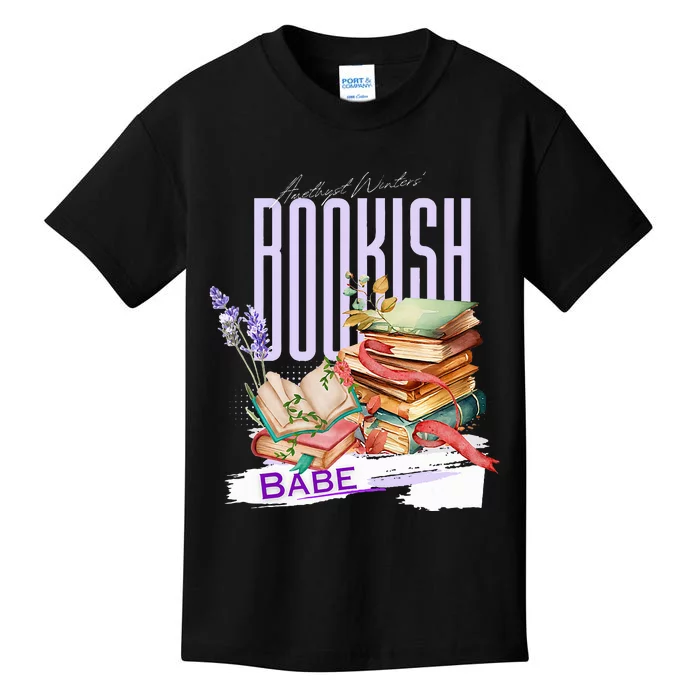 Bookish Babe Dark Romance Merch Kids T-Shirt