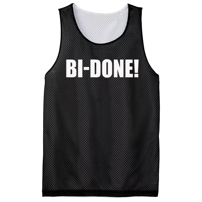 Bidone Biden Done Biden Stops The Presidential Campaign Mesh Reversible Basketball Jersey Tank