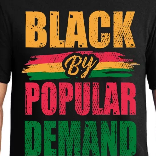 Black By Ded Popular Africanamerican History Proud Month Cute Gift Pajama Set