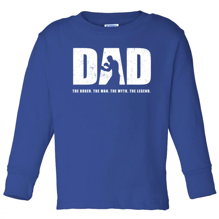 Boxer / Boxing Dad Boxing Great Gift Toddler Long Sleeve Shirt