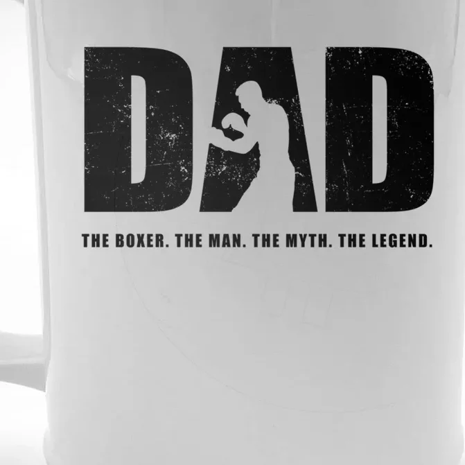 Boxer / Boxing Dad Boxing Great Gift Front & Back Beer Stein