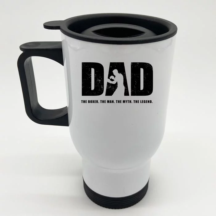 Boxer / Boxing Dad Boxing Great Gift Front & Back Stainless Steel Travel Mug