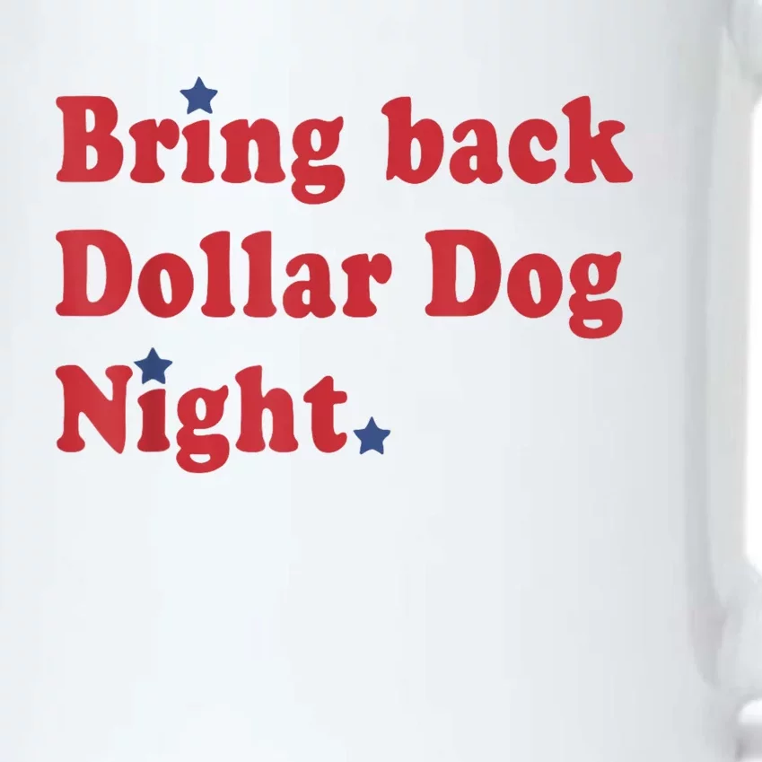 Bring Back Dollar Dog Night Stars Baseball Black Color Changing Mug