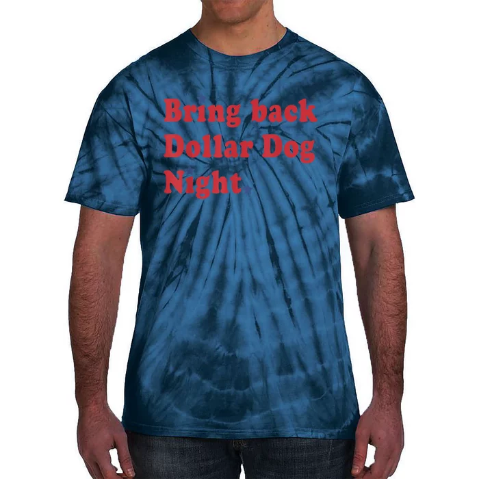 Bring Back Dollar Dog Night Stars Baseball Tie-Dye T-Shirt