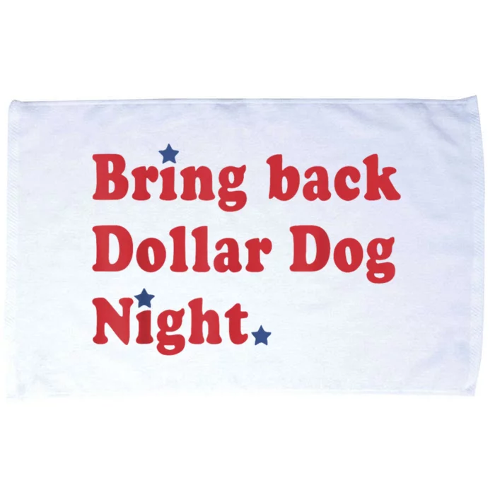 Bring Back Dollar Dog Night Stars Baseball Microfiber Hand Towel