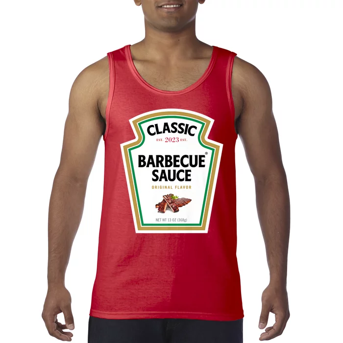 Bbq Barbecue Diy Halloween Costume Matching Group Barbecue Tank Top