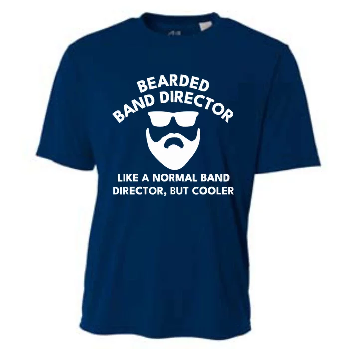 Funny Bearded Band Director Definition Cooling Performance Crew T-Shirt