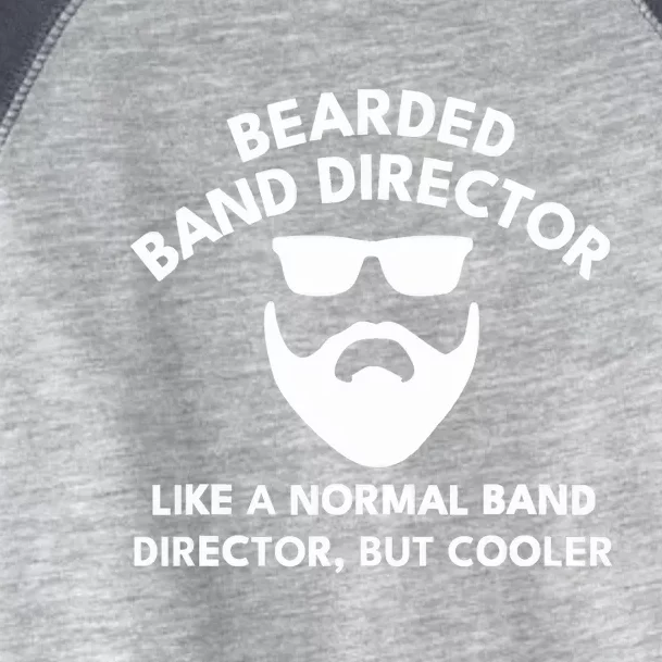 Funny Bearded Band Director Definition Toddler Fine Jersey T-Shirt