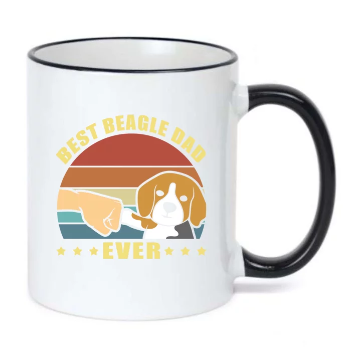 Best Beagle Dad Ever Dog Owner Father Funny Gift Black Color Changing Mug