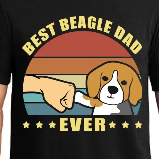 Best Beagle Dad Ever Dog Owner Father Funny Gift Pajama Set