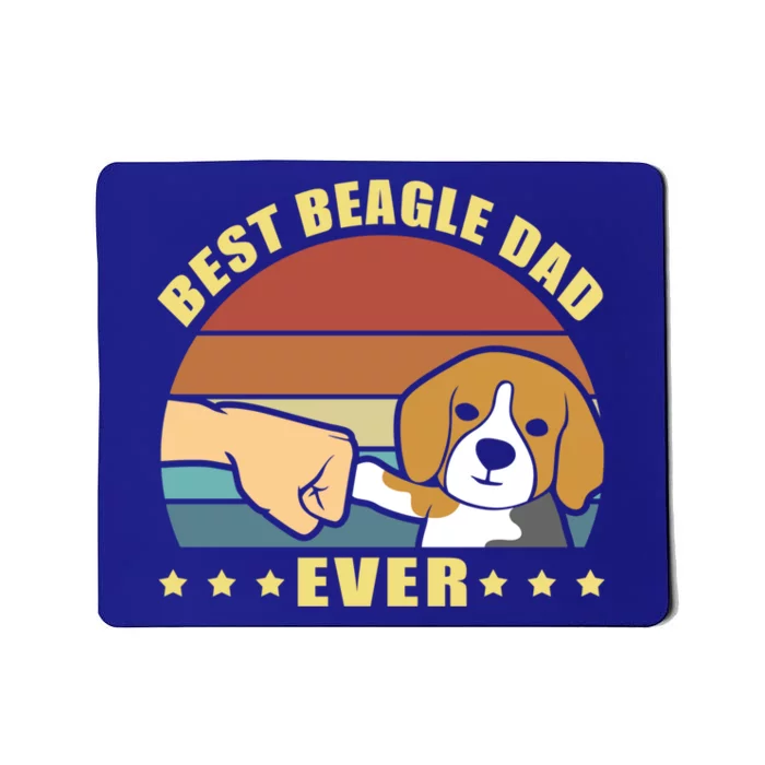 Best Beagle Dad Ever Dog Owner Father Funny Gift Mousepad