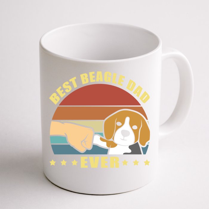 Best Beagle Dad Ever Dog Owner Father Funny Gift Front & Back Coffee Mug