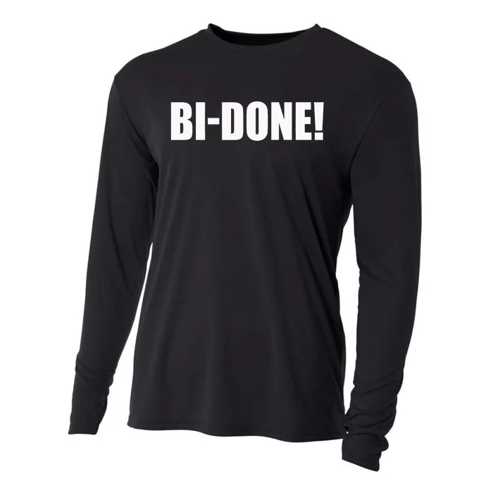 Bidone Biden Done Biden Stops The Presidential Campaign Cooling Performance Long Sleeve Crew