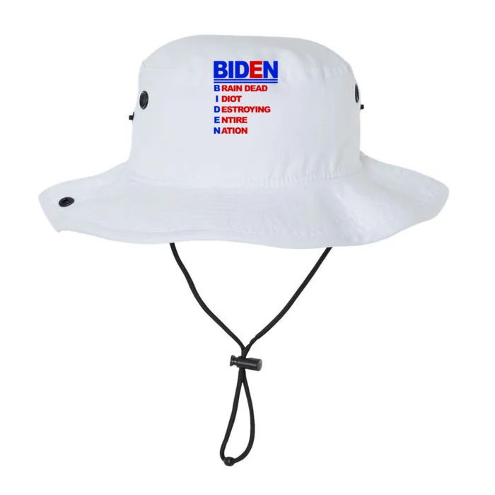 Biden Brain Dead Idiot Destroying Entire Nation Legacy Cool Fit Booney Bucket Hat