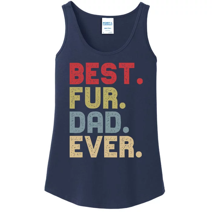 Best Bonus Dad Ever Vintage Tie Dye Fathers Day Ladies Essential Tank