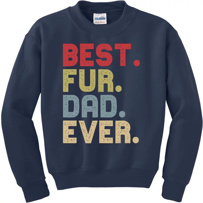 Best Bonus Dad Ever Vintage Tie Dye Fathers Day Kids Sweatshirt