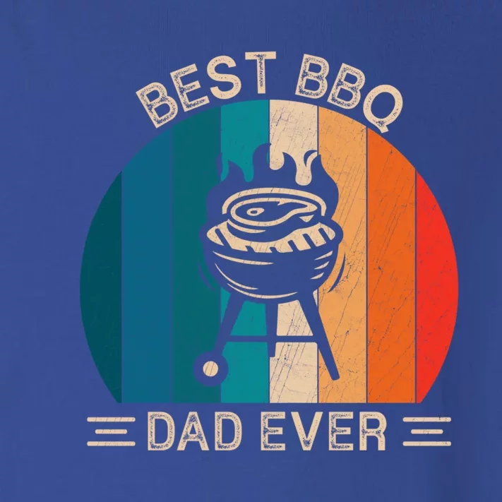 Best Bbq Dad Ever Retro Bbq Graphic Father's Day Meaningful Gift Toddler Long Sleeve Shirt