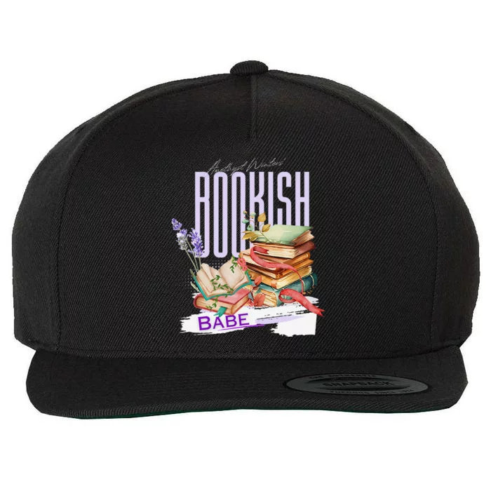 Bookish Babe Dark Romance Merch Funny Wool Snapback Cap