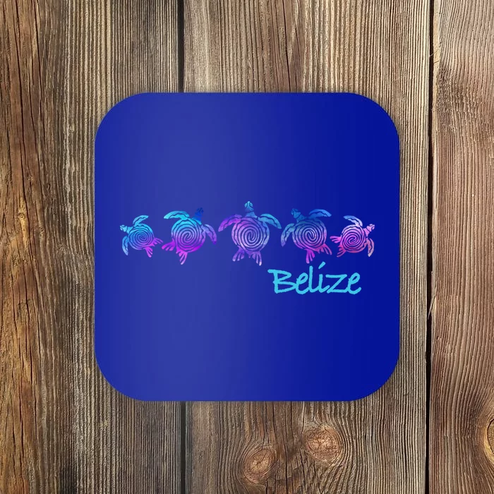 Belize Beach Design / Tribal Turtle Gift Coaster