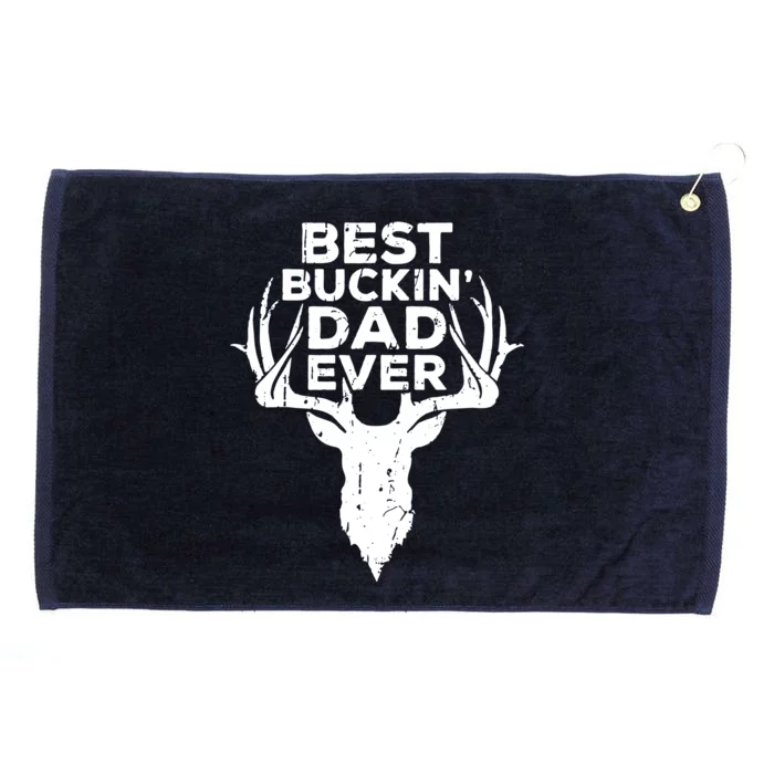 Best Buckin Dad Ever Grommeted Golf Towel