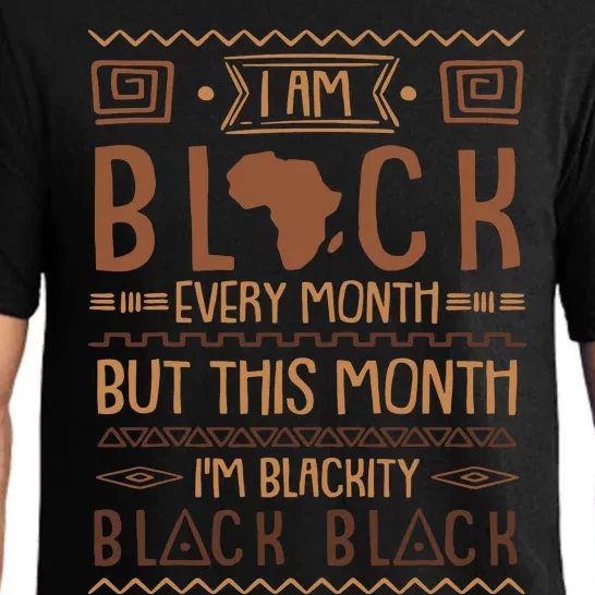 Blackity Black Every Month Black History African Pajama Set