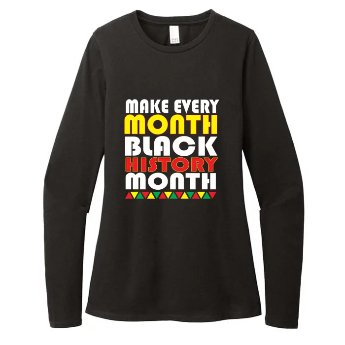 Blackity Black Every Month Black History BHM African Gift Womens CVC Long Sleeve Shirt