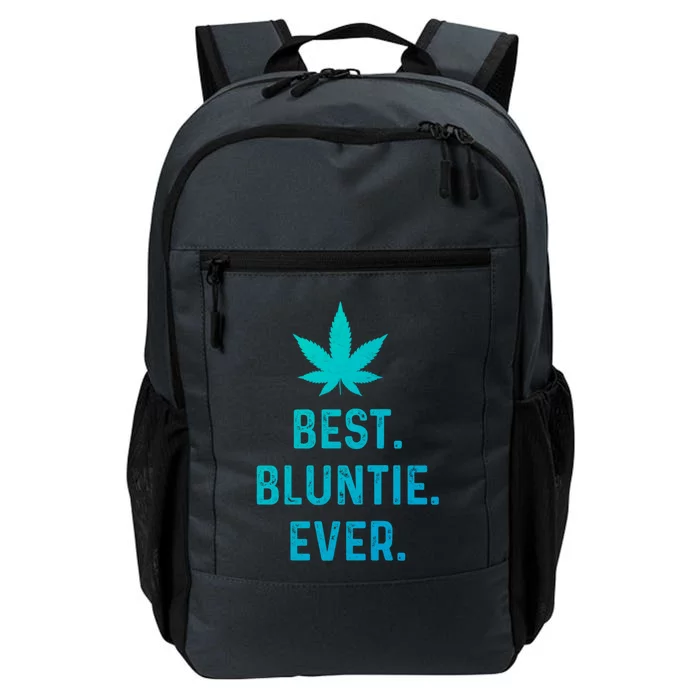 Best Bluntie Ever Funny Stoner Aunt Auntie Marijuana Weed Great Gift Daily Commute Backpack